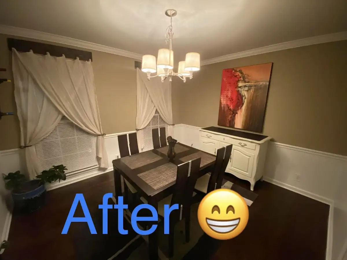 Professional dining room restoration after water damage in Adams
